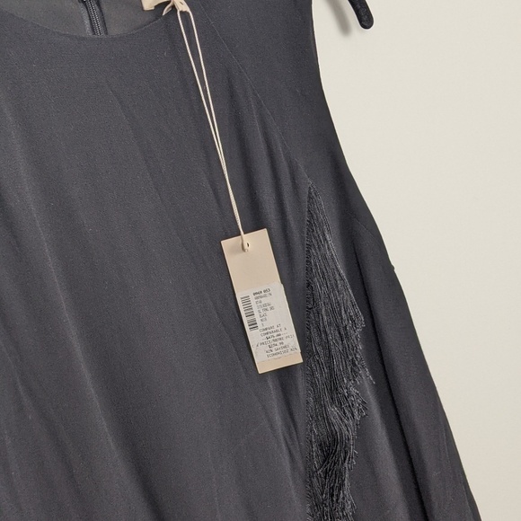 REBECCA Taylor Sleeveless Fringe A-line Dress Sz 6 - Picture 10 of 11